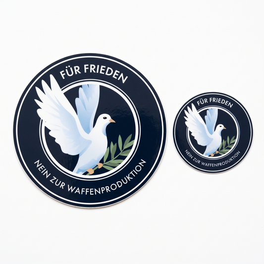 Friedenssticker-Set - 10 Stk.