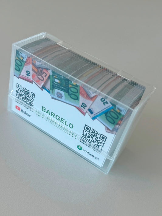 "BARGELD" Info-Karten