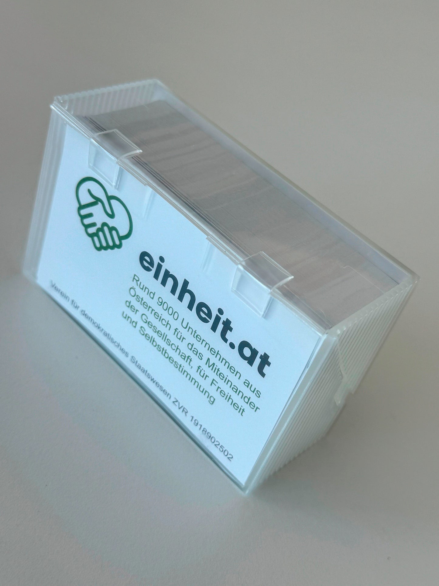 "BARGELD" Info-Karten