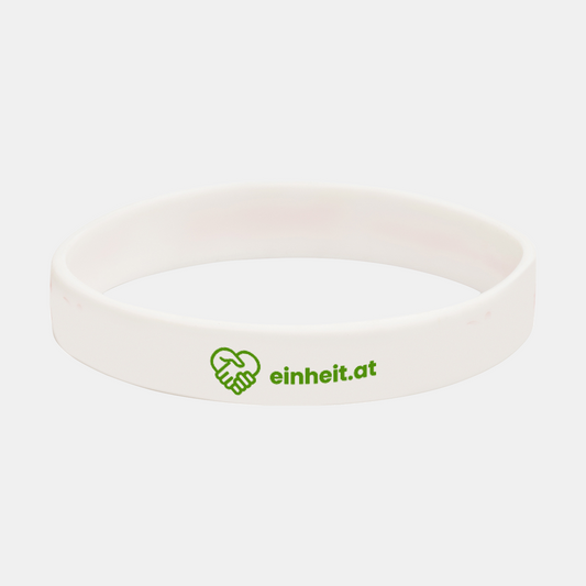 10x farbige tiefgeprägte Solidaritäts-Armbänder (18 cm)