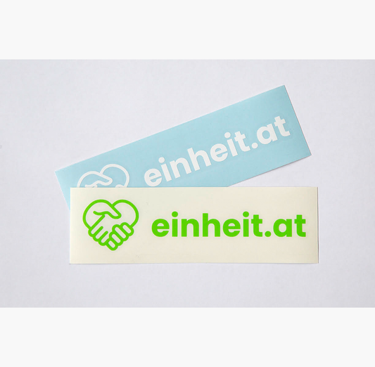Sticker "einheit.at" (10 Stück)