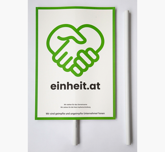 Plakat "einheit.at" (10 Stück)